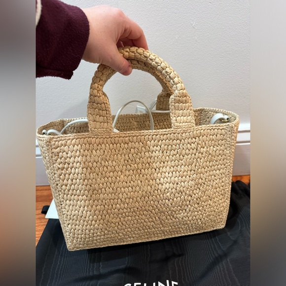 CELINE SMALL CABAS THAIS IN RAFFIA AND CALFSKIN
TAN - Picture 7 of 8